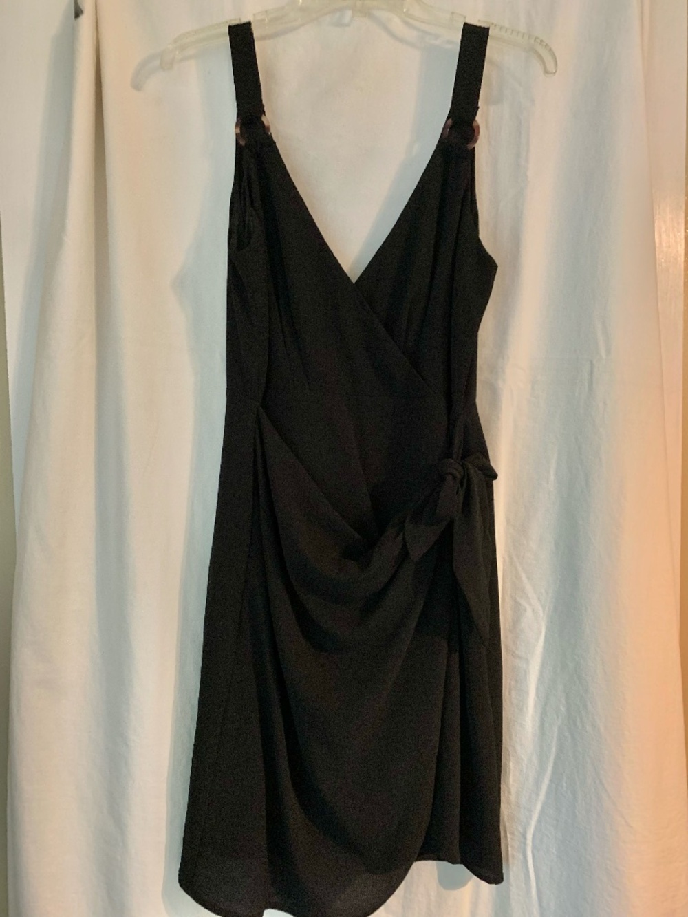 willow & root black wrap skirt dress
